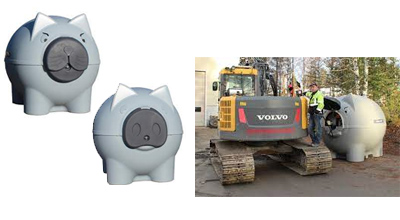 Brandstoftank Diesel cat of piggy image